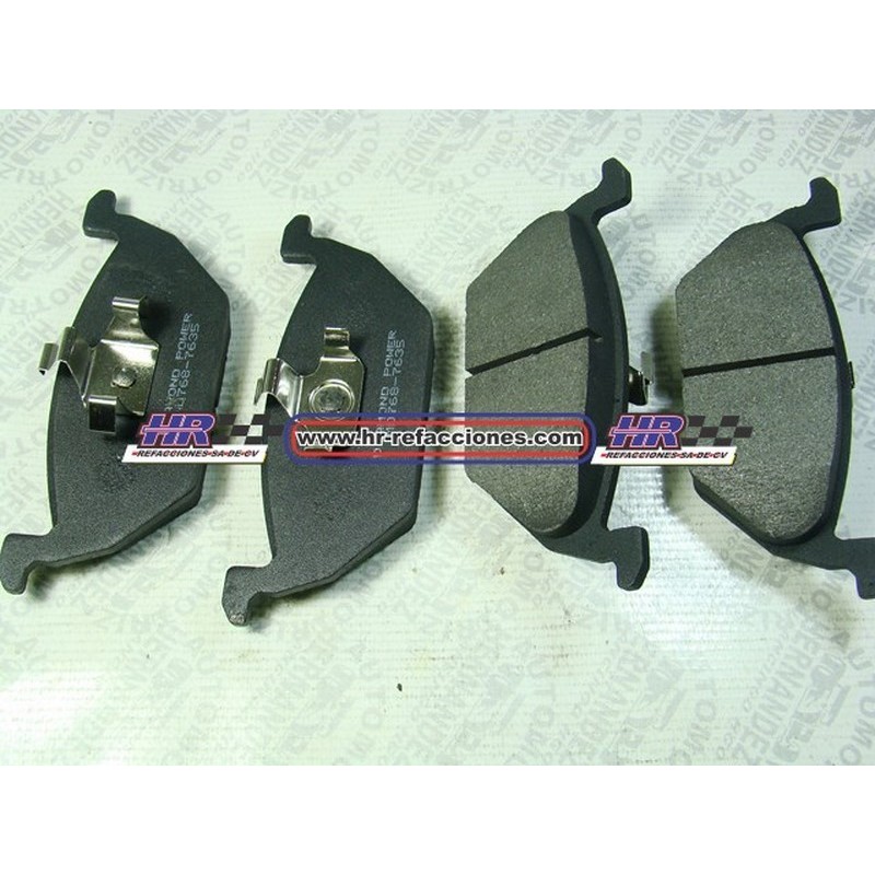 BALATAS  VW JETTA A4 BEETLE 98-00 DEL  M7635-D768 LUPO/POLO 1 6L/2 0L- 2003-2009 IBIZA 03-09/AD A1