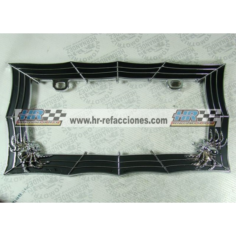 ACC PORTAPLACA  PORTA PLACA AVION METALICO ARANA