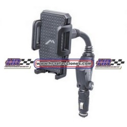 ACC PORTACEL  CARGADOR CEL Y PORTA CELULAR USB PARA MOTOCICLETA