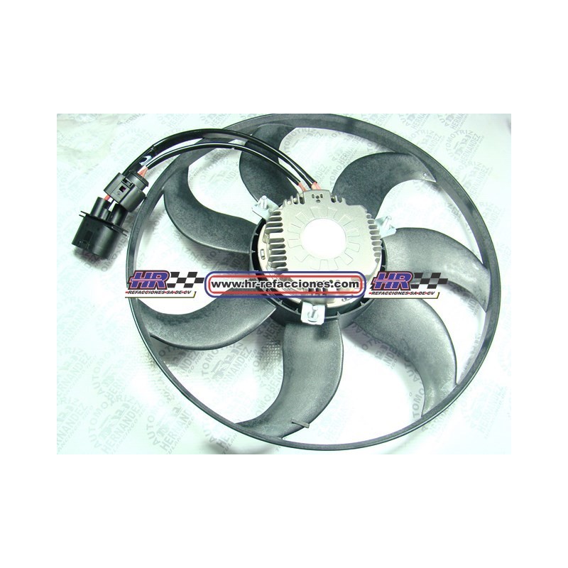 MOTOVENTILADOR  VW BORA BEETLE AUDI PRINCIPAL CON ASPAS 1K0959455FR 360 MM - 220W - IZQUIERDO - PRINCIPAL