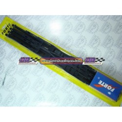 PLUMAS LIMPIADOR  BANANA 14/24  (( JUEGO )) CON ADAPTADORES AUTOS MODERNOS UNIVERSALES