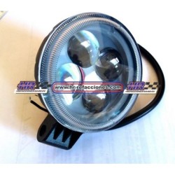 ACC FARO  FARO LEDS REDONDO HIPERLED  4 LED ((JUEGO)) CON LUPA 12W