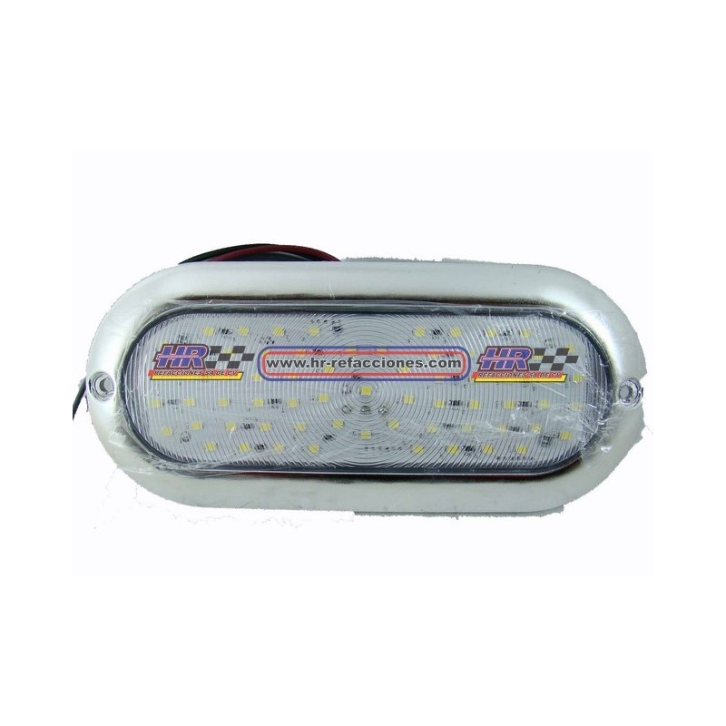 ACC LUZ  PLAFON OVALADO 66 LED BLANCO ULTRA PLANO CON FUNCIONES ARILLO CROMO PIEZA