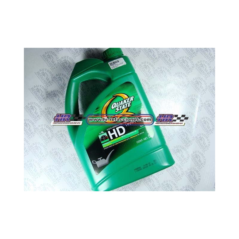 QUIMICOS ACEITE  MOTOR GALON QUAKER SAE 50 GARRAFA