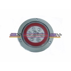 ACC LUZ  PLAFON REDONDO LED ATORNILLABLE ROJO 9 LED LED CON INTERMITENTES GEL