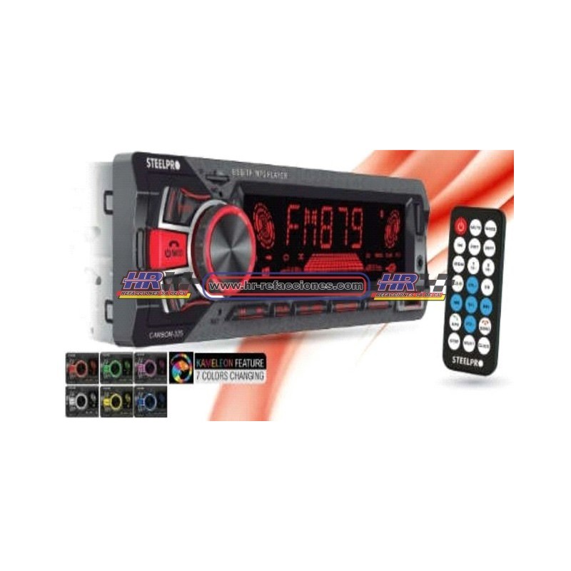 ACC AUTOESTEREO  ESTEREO SPEED AUDIO SD CARD AUX MP3 USB RCA 50 WATTS X 4 SP11U CARATULA DESMONTABLE