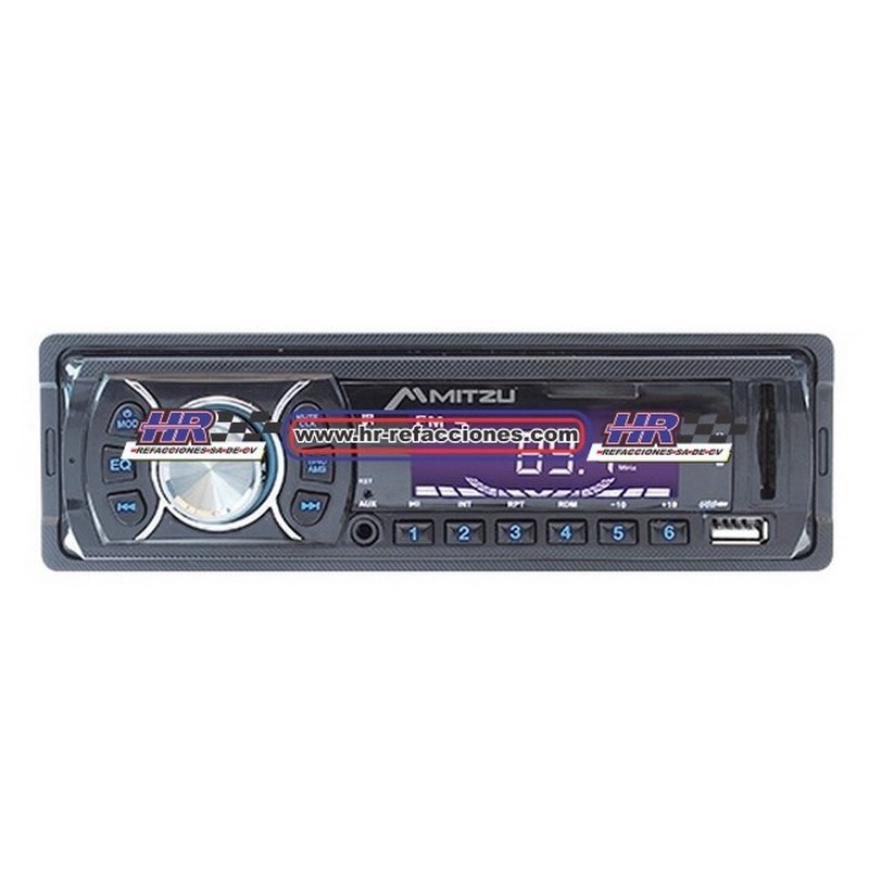 ACC AUTOESTEREO  ESTEREO MP3 Graba tus llamadas 64GB/WMA /FM PLL Stereo/USB-TF Card/ BLUETOOTH  18 memorias