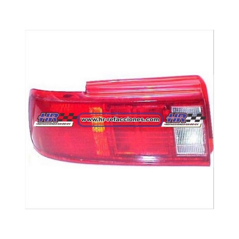 UNIDADES CALAVERA  NISSAN TSURU III IZQ 05-17 ROJO BLANCO CON FILO ROJO