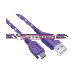 ACC CABLE  CABLE USB A MICRO USB AGUJETA 1 MT