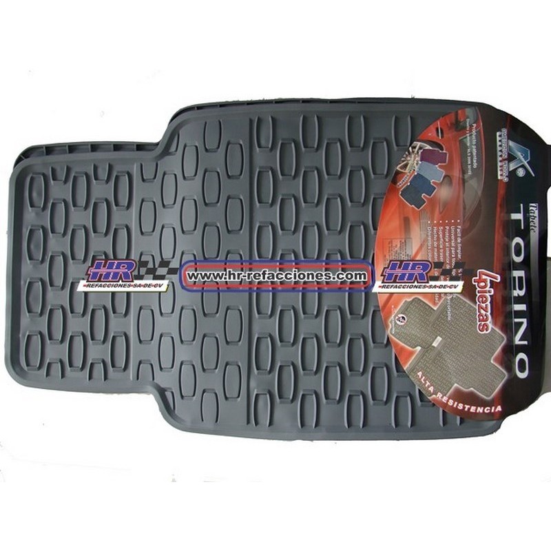 ACC TAPETE  TAPETE AUTO 4 PZAS HULE MONZA JGO AW 1772 TS1503P TORINO