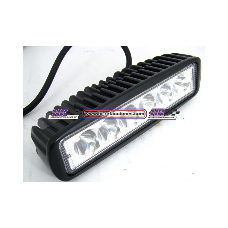 ACC FARO  FARO LEDS RECTANGULAR HIPERLED  6 LED (( JUEGO )) 27W  CON ESTROBO