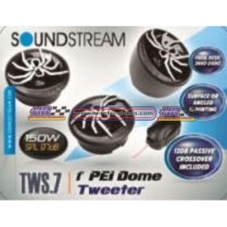 ACC BOCINA AUDIO  TWEETER  SOUNDSTREAM 1” con par de Crossover Pasivo a 12DB , Respuesta de Frecuencia 2Khz-