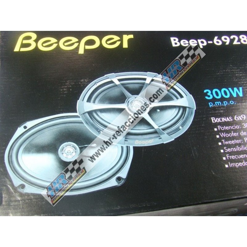 ACC BOCINA AUDIO  6 X 9 380 W STEELPRO JUEGO