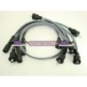 KEM  CABLE BUJIAS CHRYSLER 3077 4 CIL 1990-1995 normal y turbo 2 cables de bobina