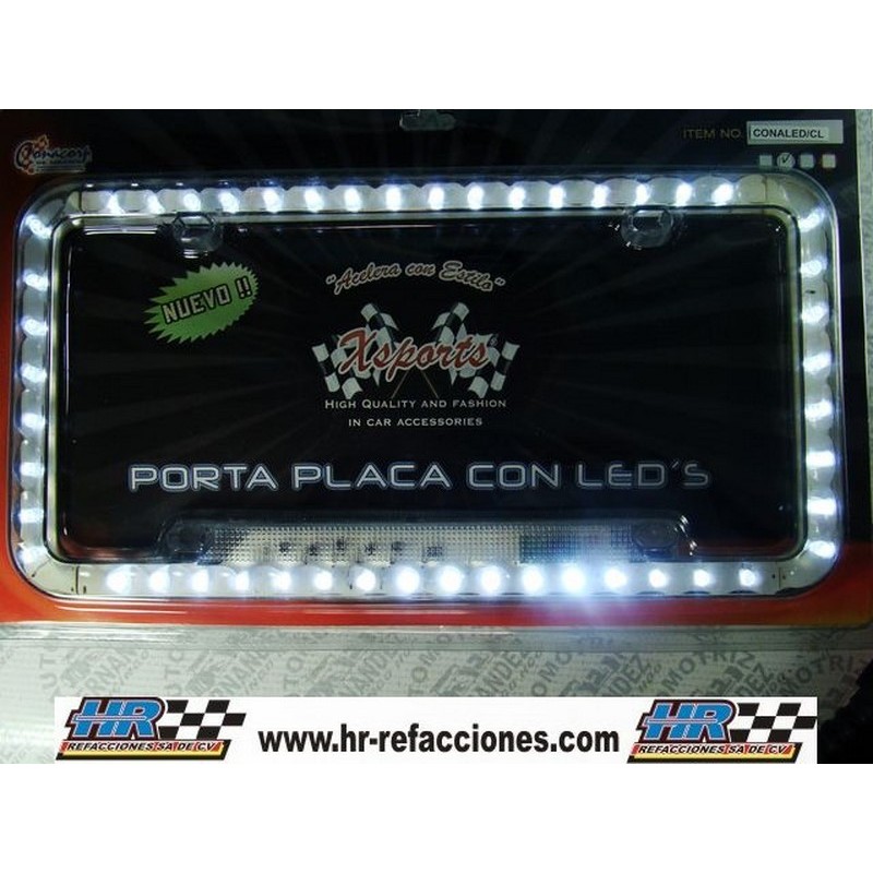 ACC PORTAPLACA  PORTA PLACA LEDS LED/CL CON FUNCIONES STOP Y CUARTOS 52192-52193