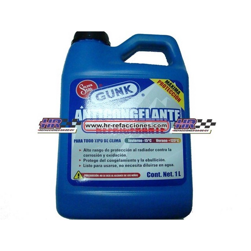 QUIMICOS  ANTICONGELANTE 1 LITRO GUNK  C2632ES