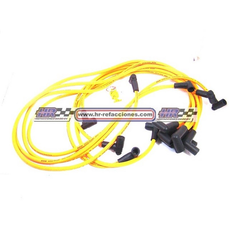 KEM  CABLE BUJIAS CHEV CB 133 CAMION LARGO CHEVROLET CORVETTE  5 7Lts 8Cil 1975-1982 / C50  5 7