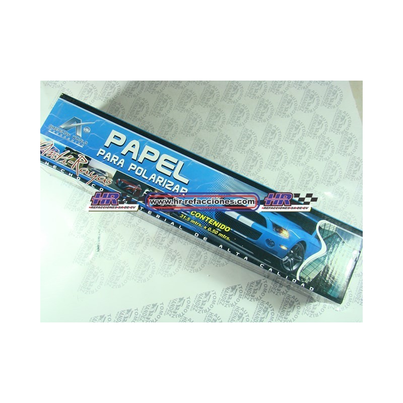 ACC PAPEL  ROLLO PAPEL P/POLARIZAR ANTIRRAYAS   20 % 30 MTS X 50 CM