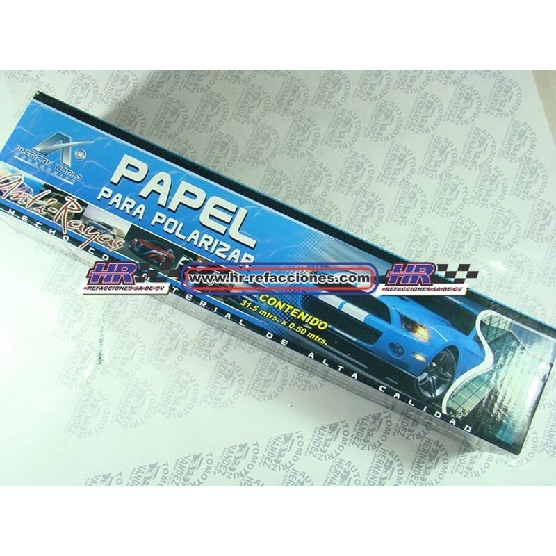 ACC PAPEL  ROLLO PAPEL P/POLARIZAR ANTIRRAYAS   35 % 30 MTS X 50 CM