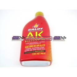 QUIMICOS ACEITE  MOTOR 946 ML RALOY 25W50 ALTO KILOMETRAJE 946ML MULTIGRADO