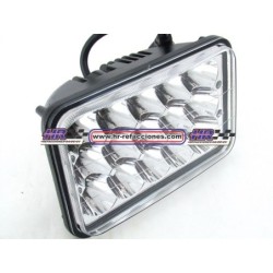 UNIDAD  4656 HIPERLED (( JUEGO )) 15 LEDS ALTA Y BAJA 45W SELLADA SIN BASE BLANCA