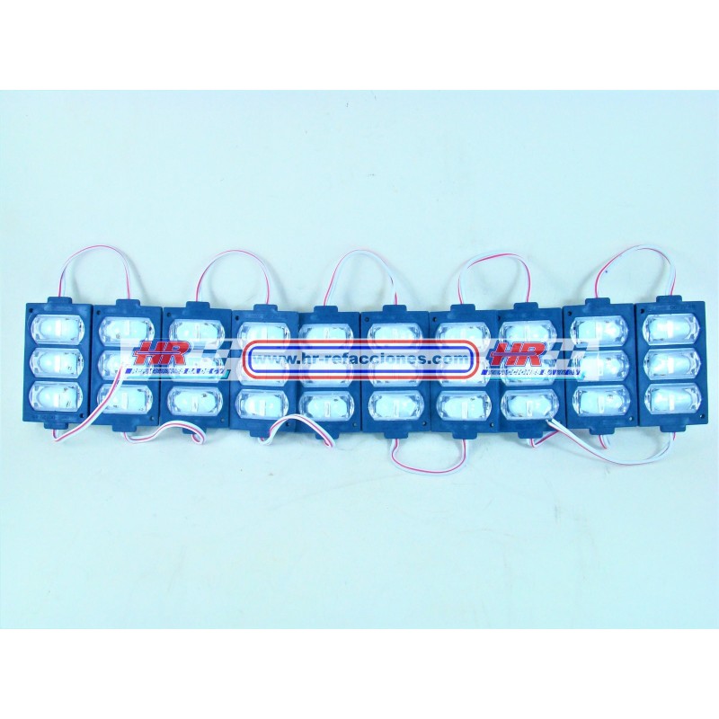 ACC LUZ  PLAFON LATERAL 3 LED 6W LUPAS AZUL PIEZA