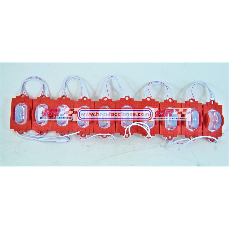 ACC LUZ  PLAFON LATERAL 1 LED 6W LUPA ROJO PIEZA