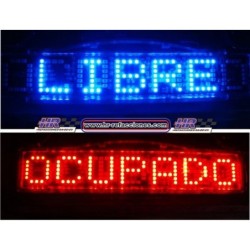 ACC TORRETA  COPETE DE TAXI CON LEDS CON CHUPONES