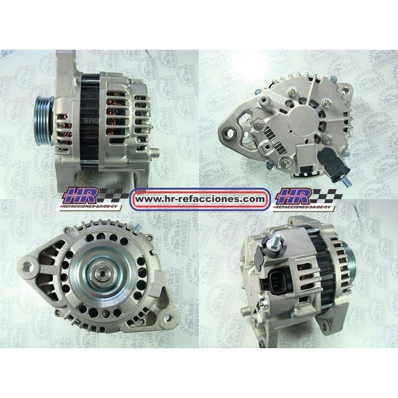 ALTERNADOR  NISSAN URVAN HITACHI 90A POLEA 4 RANURAS 12V IR/IF 240SX 95-96 L4 2 4L LR190-724 23100-70F