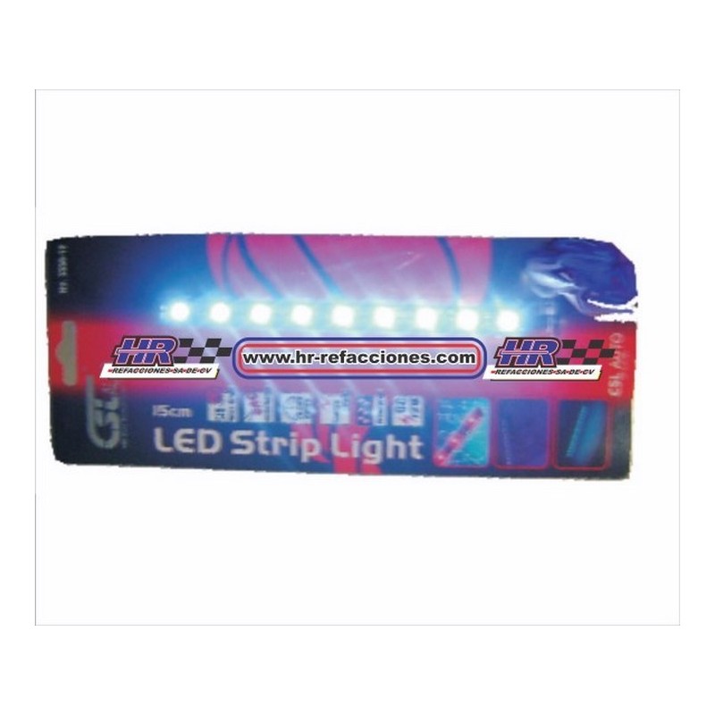 ACC LUZ LED  LUZ LED  15 CM RECORTABLE ADHERIBLE ROJO