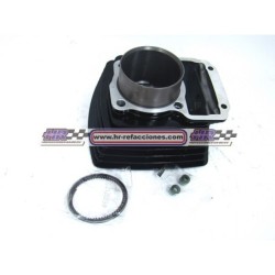 MOTOCICLETAS  CILINDRO COMP FT180/RT180 KIT CON PISTON, ANILLOS Y PASADOR ITALIKA