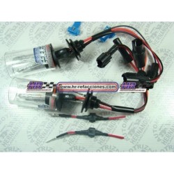 FOCO XENON  LED 9004 8 Y 10 CARAS ALTA Y BAJA 12V 10 LED JGO