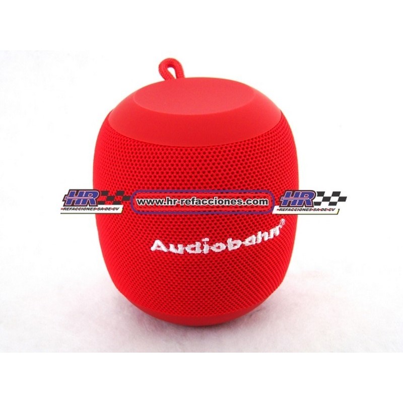 ACC BOCINA AUDIO  PORTATIL BLUETOOTH AUDIOBAHN ROJO