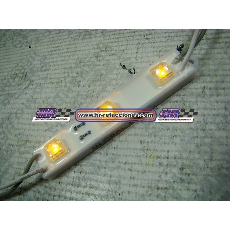 ACC LUZ  PLAFON LATERAL  3 LED AMBAR