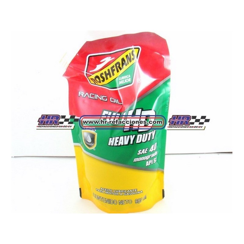 QUIMICOS ACEITE  MOTOR 946 ML ROSHFRANS HD SAE 40 950 ML