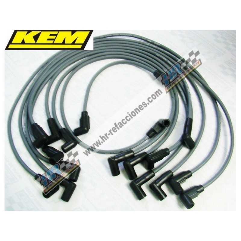 KEM  CABLE BUJIAS CHEV 4157 BLAZER C-1500 TRUCK JIMMY SUBURBAN AMERICANAS 5 0 5 7 L TBI 87-93