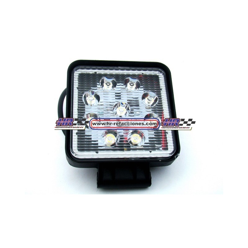 ACC FARO  FARO LEDS CUADRADO HIPERLED  34 LEDS 27 WATTS (( JUEGO))