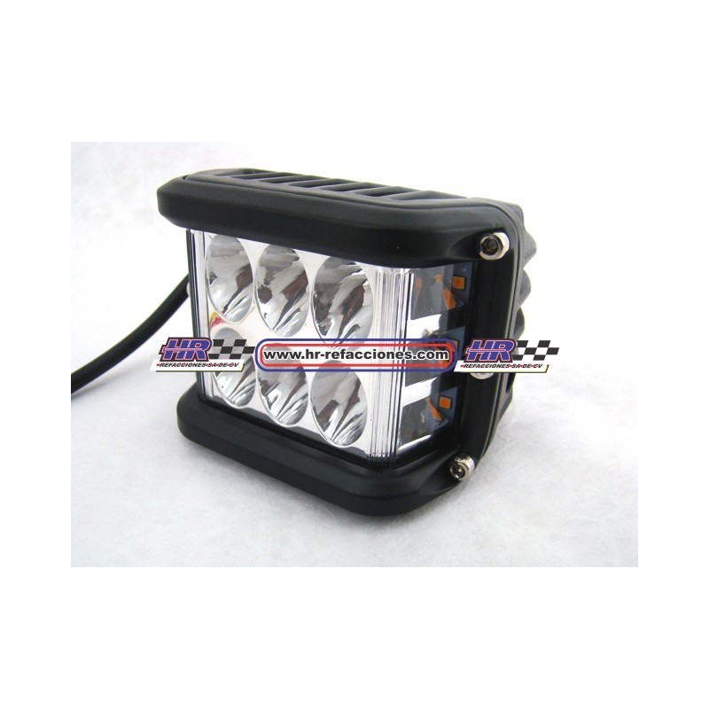 ACC FARO  FARO LEDS RECTANGULAR HIPERLED  6 LED Y LATERAL (( JUEGO ))