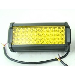 ACC FARO  FARO LEDS BARRA  27 LEDS 108 W 19 CM  ((JUEGO))   MICA AMBAR