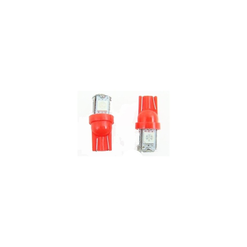 ACC FOCO LEDS  FOCO LEDS PELLISCO 5 LEDS ROJO JGO