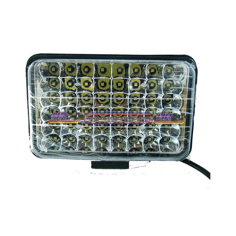 ACC FARO  FARO LEDS CUADRADO 48 LEDS BLANCO ALTA Y BAJA (( JUEGO ))