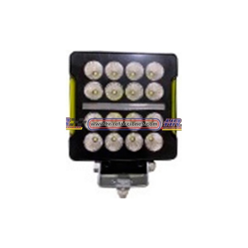 ACC FARO  FARO LEDS CUADRADO 25W ALTA BAJA Y ESTROBO (( JUEGO ))