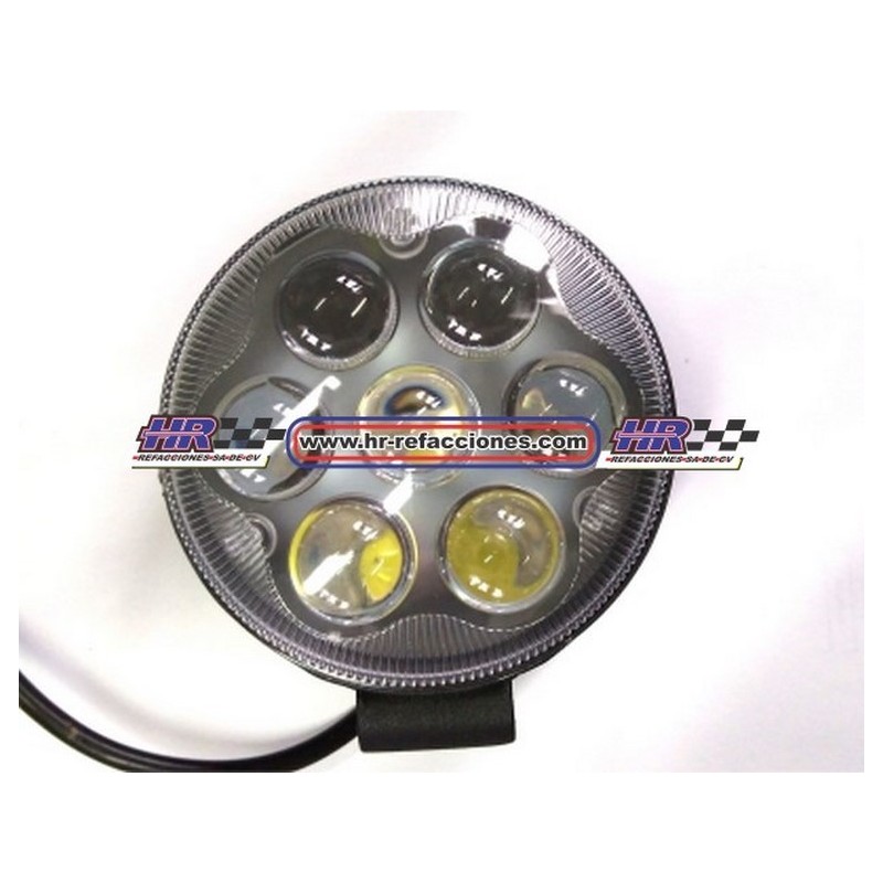 ACC FARO  FARO LEDS REDONDO HIPERLED  7 LEDS LUPA (( JUEGO ))  21W