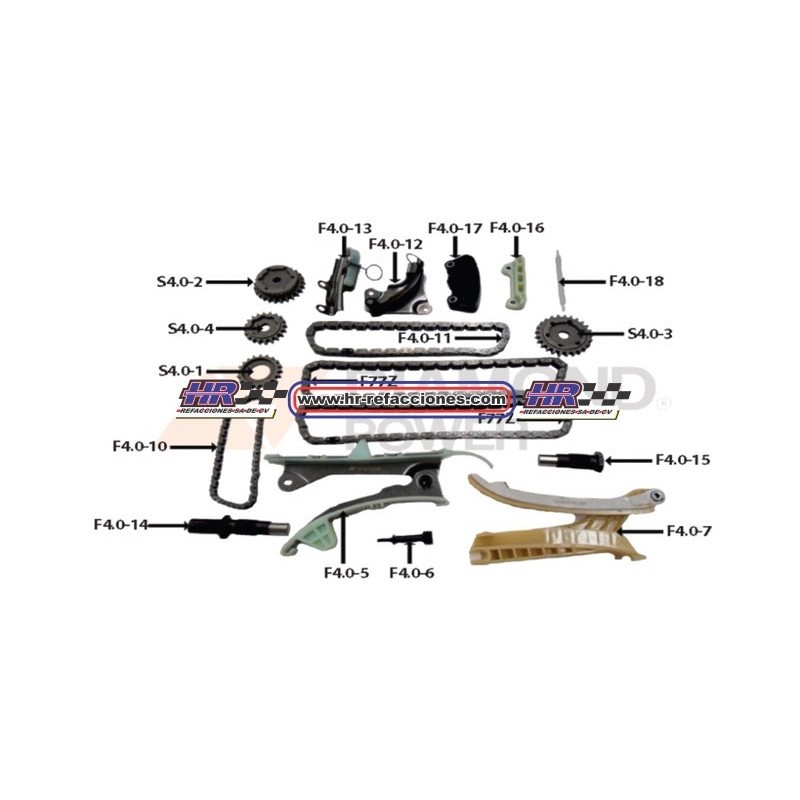 KIT DE DISTRIBUCION  FORD EXPLORER 4 0L V6 12V 2WD-4WD 97-06