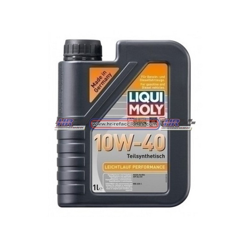 QUIMICOS ACEITE  MOTOR 946 ML LIQUI MOLY 1 LTS 10 W 40