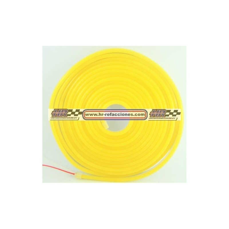 ACC LUZ LED  LUZ LED ROLLO NEON 5 MTS AMARILLO