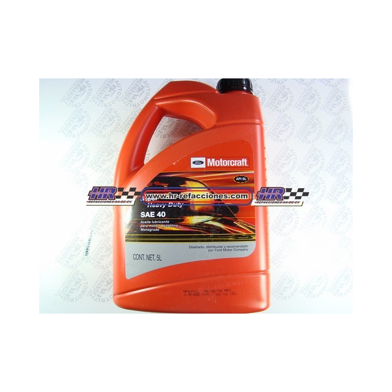 QUIMICOS ACEITE  MOTOR GALON MOTORCRAFT MSLX 0ASAE40 G4