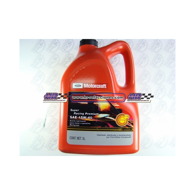 QUIMICOS ACEITE  MOTOR GALON MOTORCRAFT SAE 15W-40 MULTIGRADO MSNX 015W40 G4