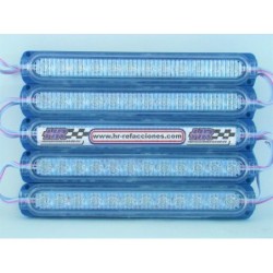 ACC LUZ  PLAFON LATERAL 12 LEDS 18 CM AZUL PIEZA