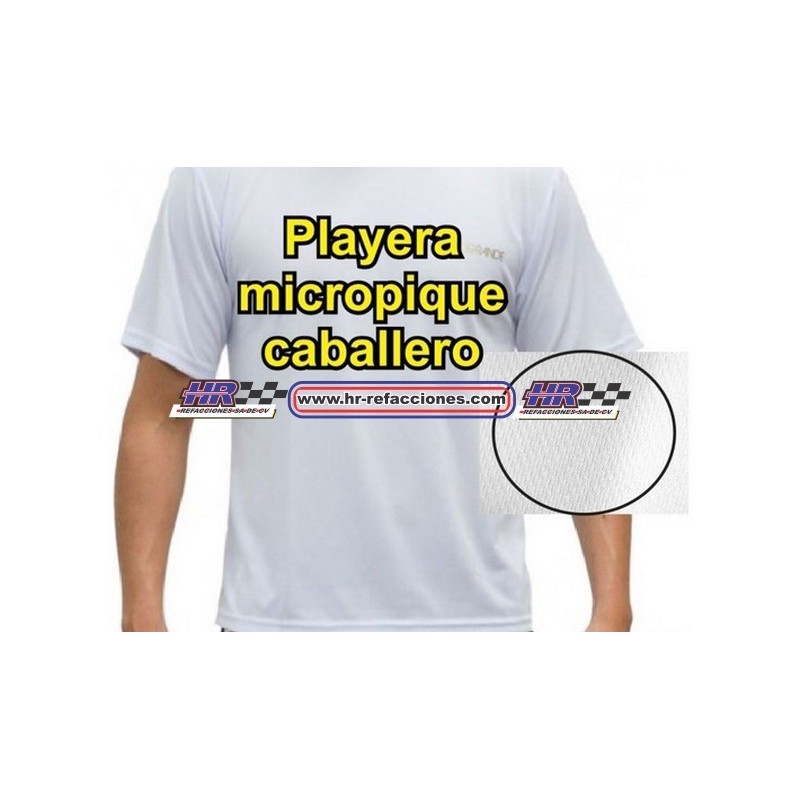 PUBLICIDAD  PLAYERA MICRO PIQUE PARA SUBLIMAR